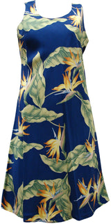 Bird of Paradise #5 Bias Cut Flared Tank — Women's Tank Dresses — Paradise Found