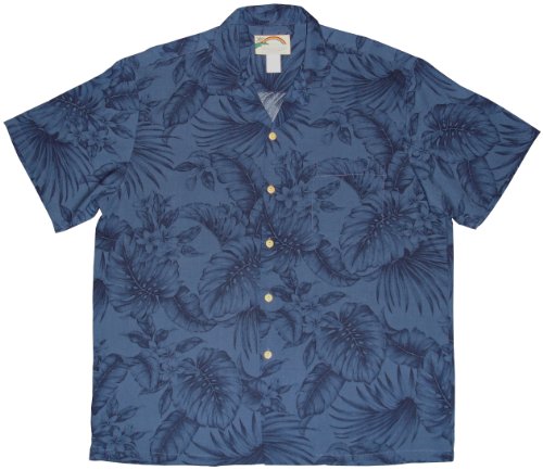 Midnight Garden Men's Rayon — Men's Rayon Shirts — Paradise Found (view 3)