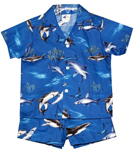Sharks ! Boy's 2pc — Boys Cabana Sets — RJC (view 10)