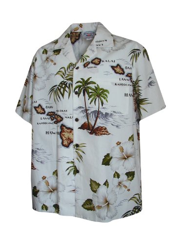 Hawaiian Islands Archipelago Men's — Hawaiian Apparel — Pacific Legend (view 5)