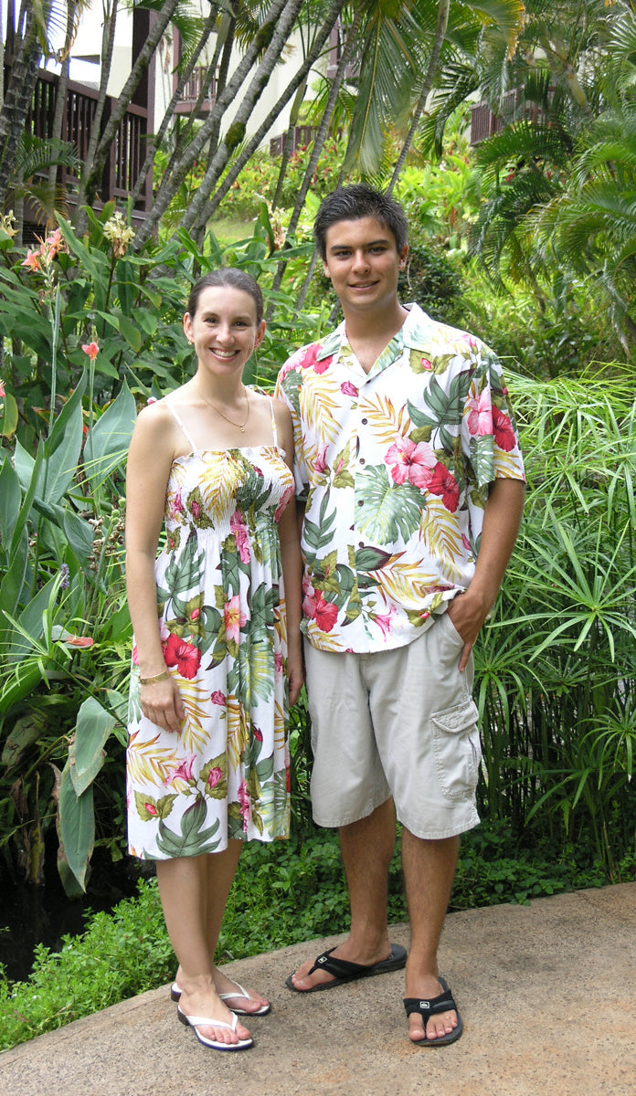Exotic Garden Smocked Tube Dress — Women's Sun Dresses — MauiShirts (view 3)