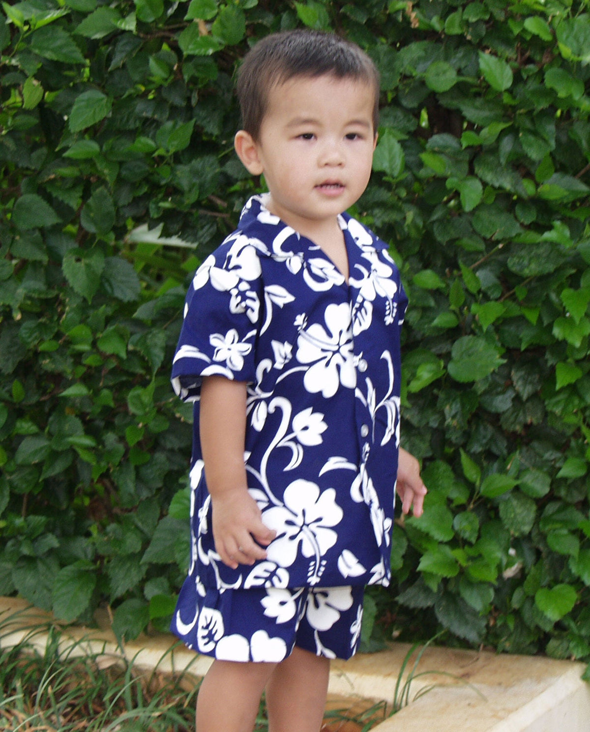 Classic Hibiscus Boy's 2pc — Boys Cabana Sets — RJC