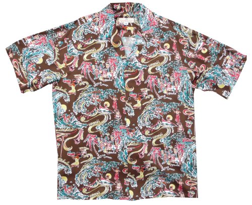Luau mens pineapple juice vintage shirt — Men's Rayon Shirts — MauiShirts (view 6)