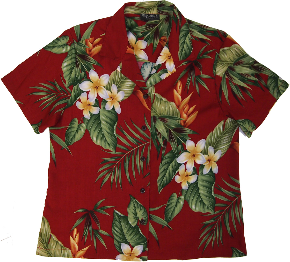RJC Enchanting Tropical Women's Hawaiian Camp Shirt – Rayon, Made in Hawaii