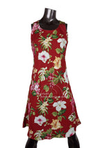 Bougainvillea Women's Short Tank Flared Dress — Women's Tank Dresses — Paradise Found