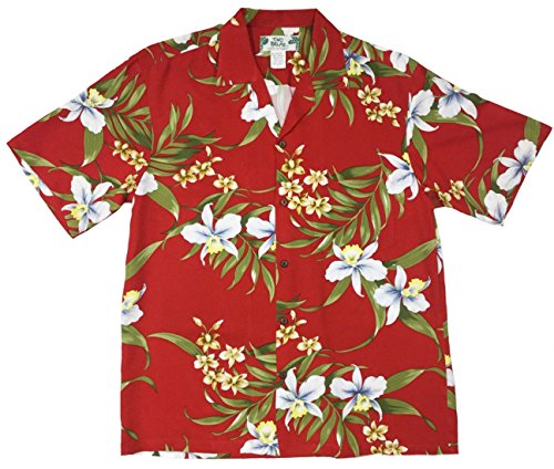 Pali Orchid men's Hawaiian shirt — Men's Rayon Shirts — RJC (view 3)