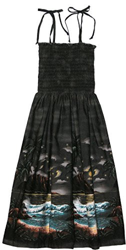 Moonlight Surf Smocked Tube Dress — Women's Sun Dresses — MauiShirts (view 8)