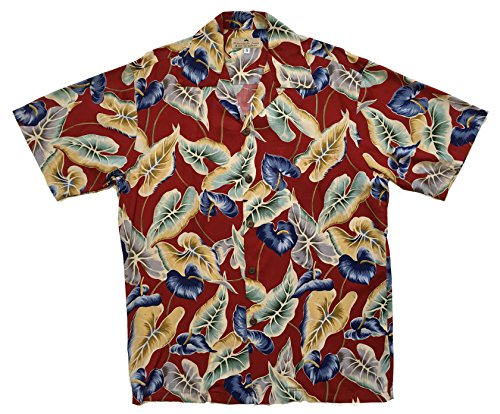 Anthurium Men's Vintage Rayon — Men's Rayon Shirts — MauiShirts (view 9)