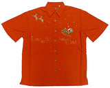Flying Santa North Pole Men's Embroidered Shirt — Men's Embroidered Shirts — MauiShirts (view 10)
