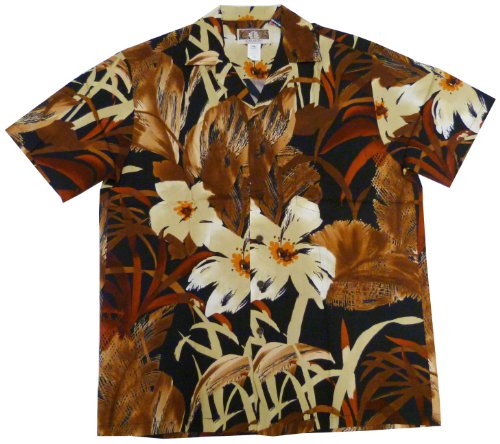 Oriental Watercolor Men's Shirt — Men's Rayon Shirts — RJC (view 6)