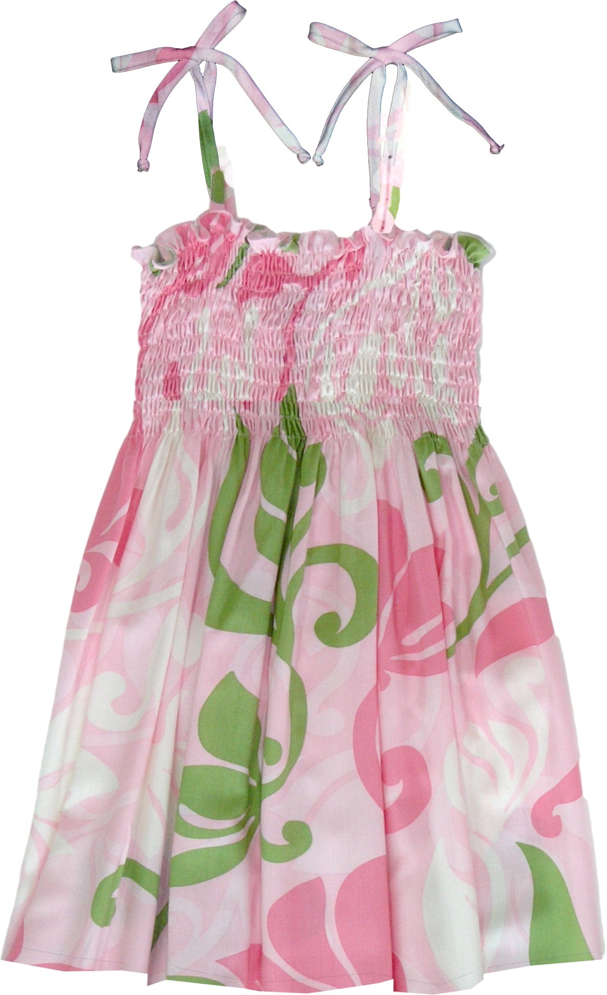 Summer Wind Girls Smocked — Girls Dresses — MauiShirts (view 3)