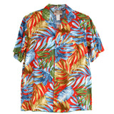 Monstera Fern Storm Men's Aloha Shirt — Men's Rayon Shirts — RJC (view 10)