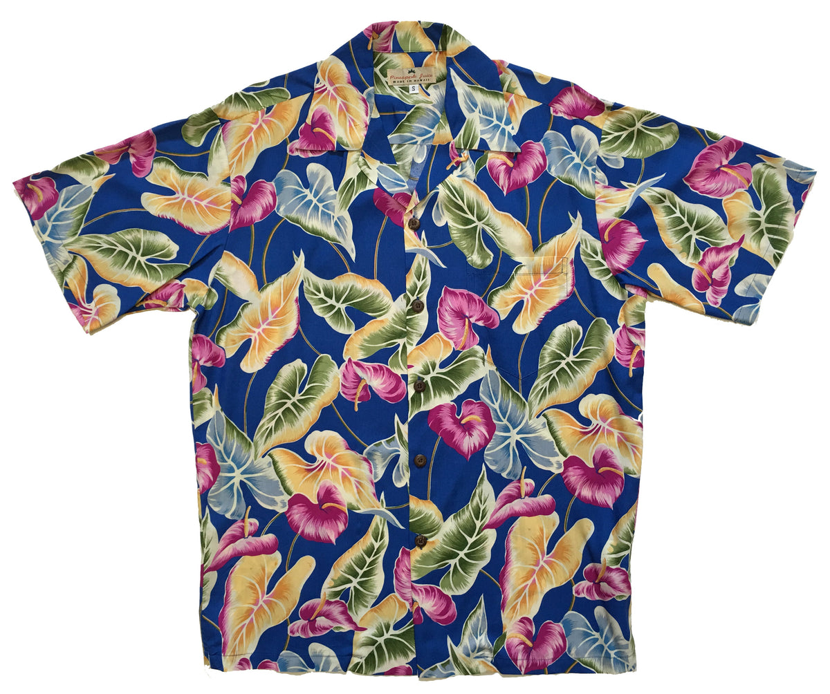 Anthurium Men's Vintage Rayon — Men's Rayon Shirts — MauiShirts (view 4)