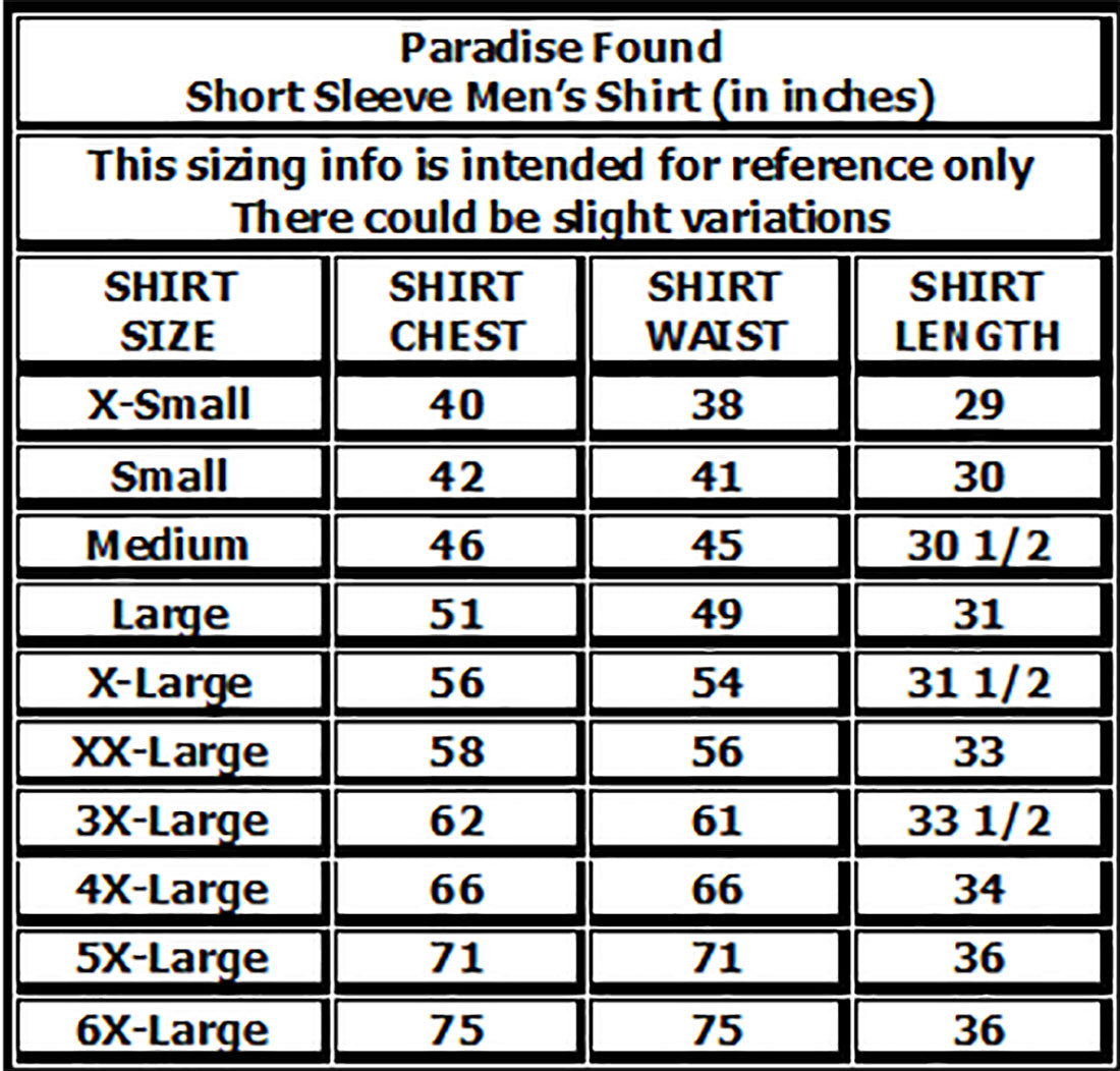 Paradise Found Men's Tom Selleck Magnum PI Calla Lily Hawaiian Shirt