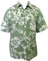 Star Pareau Men's Hawaiian Reverse Print Shirt — Men's Reverse Print Shirts — Go Barefoot (view 4)