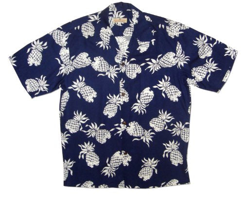 Pineapples Men's Vintage Shirt — Men's Rayon Shirts — RJC