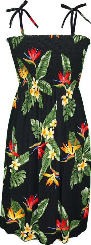 Bird of Paradise Display Smocked Tube Dress — Women's Sun Dresses — RJC