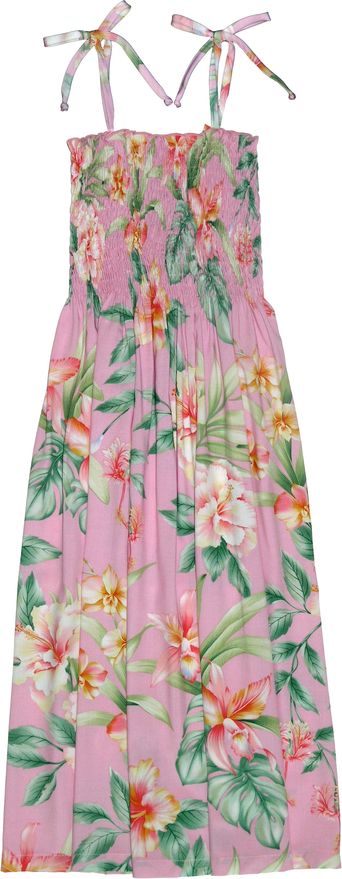 Summer Flourish Smocked Tube Dress — Women's Sun Dresses — MauiShirts