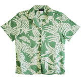 RJC Hala Pineapple Women's Hawaiian Camp Shirt – Rayon, Made in Hawaii