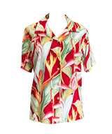 Heliconia Women's rayon camp shirt — Women's Camp Shirts — Paradise Found (view 3)