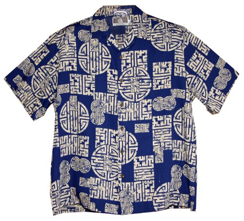 Asian Good Luck Men's Shirt — Men's Rayon Shirts — RJC (view 3)