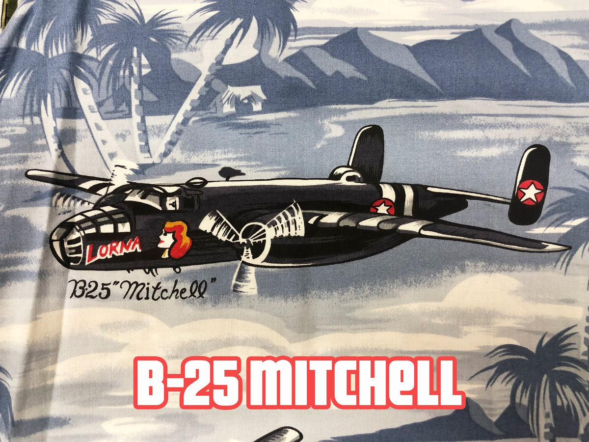Fighter Bomber Airplane II Men's Hawaiian Shirt — Men's Cotton Shirts — RJC