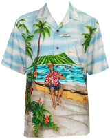 Hang Loose Men's Classic Islander Shirt — Men's Rayon Shirts — Paradise Found (view 11)