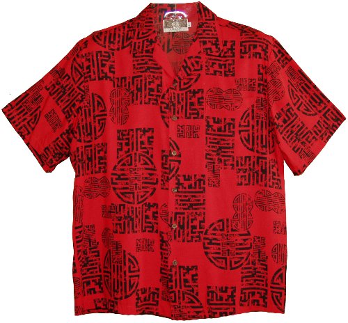 Asian Good Luck Men's Shirt — Men's Rayon Shirts — RJC (view 11)
