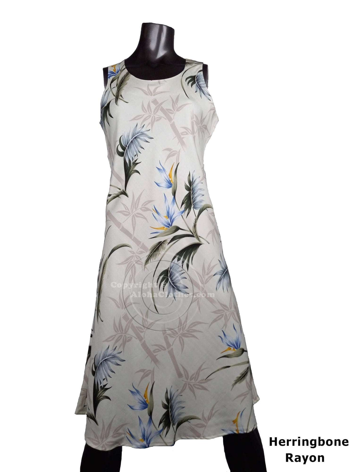 Bamboo Paradise Bias Cut Flared Tank — Women's Tank Dresses — Paradise Found (view 8)