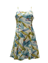 Watercolor Bird of Paradise Empire Fit Princess Flared — Women's Empire Waist Dresses — Paradise Found (view 3)