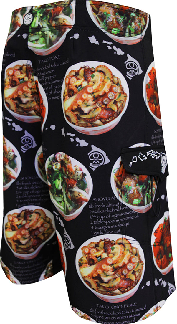 22" Poke Party HIC 8 Way Stretch Boardshorts — Boardshorts — HIC (view 3)