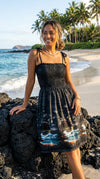 Moonlight Surf Smocked Tube Dress — Women's Sun Dresses — MauiShirts