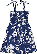 Classic Hibiscus Girl's Smocked Dress — Girls Dresses — MauiShirts (view 10)