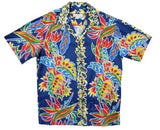 Bird of Paradise Monstera Panel Men's Vintage Shirt — Men's Rayon Shirts — MauiShirts (view 4)