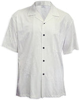 Ulu Mat men's Textured Hawaiian shirt — Men's Rayon Shirts — MauiShirts (view 3)