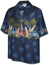 Old Time Woodie Surfboard Boy's Shirt — Boys Shirts — MauiShirts (view 4)
