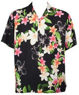 Nadina Plumeria men's Hawaiian shirt — Men's Rayon Shirts — RJC (view 3)
