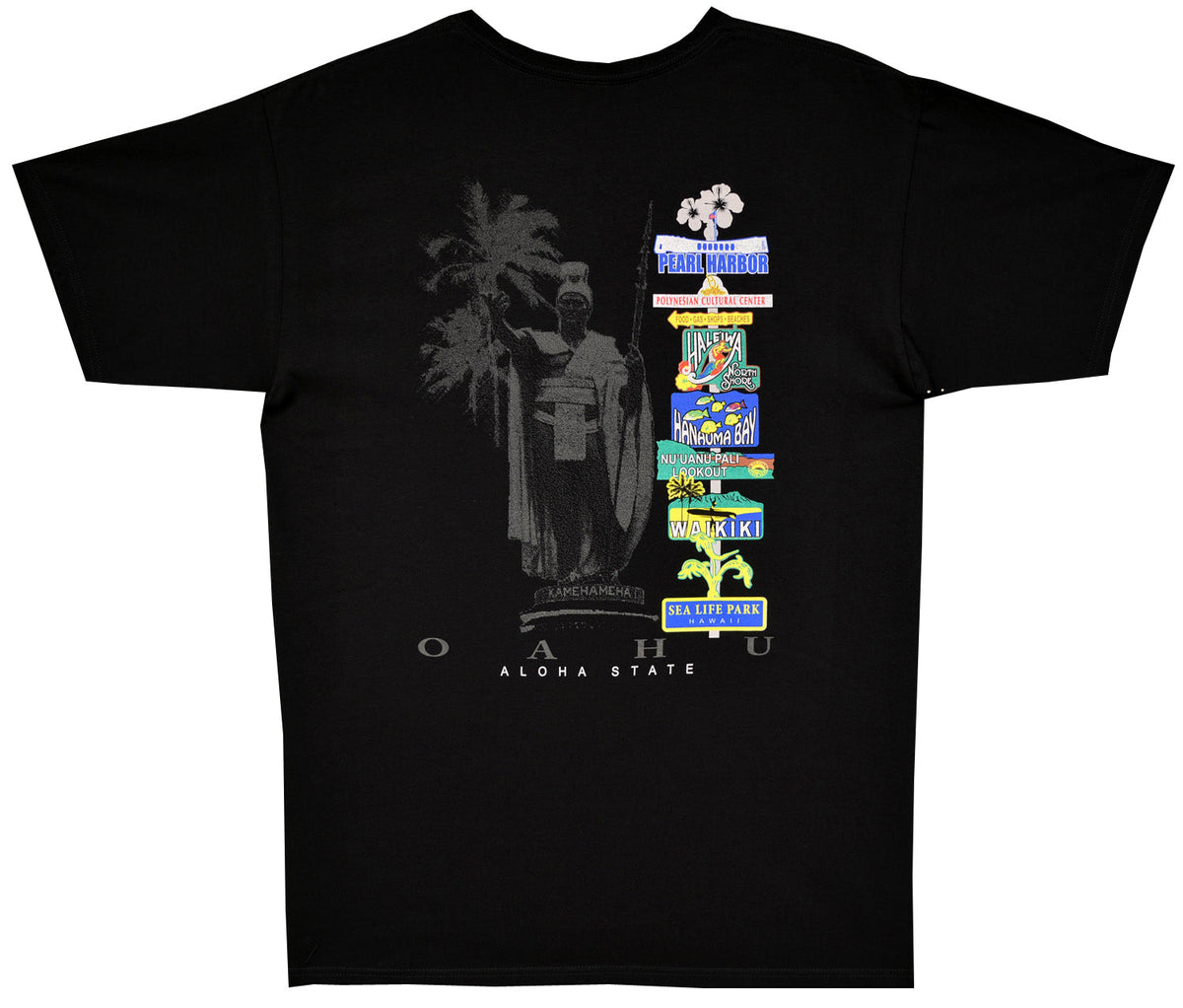 Kauai Garden Isle Sign Post T-Shirt — T-Shirts — RJC (view 4)