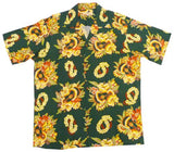 Ukulele Lei Pineapple Juice Men's Shirt — Men's Rayon Shirts — RJC