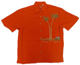 Christmas Peek-A-Boo Santa Embroidered Shirt — Men's Embroidered Shirts — MauiShirts (view 5)
