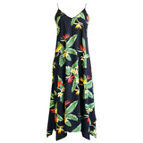 Bird of Paradise Display Scarf Hem Long Dress — Women's Long Dresses — RJC Puanani (view 8)