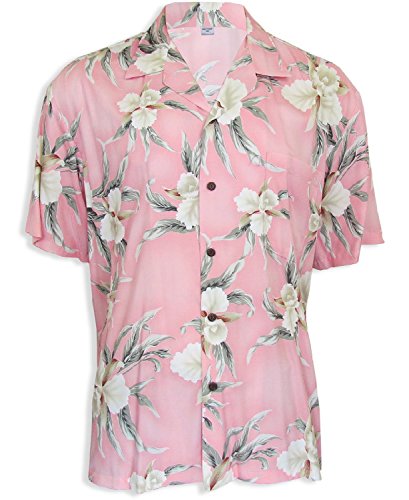Retro Orchid men's Hawaiian shirt — Men's Rayon Shirts — RJC