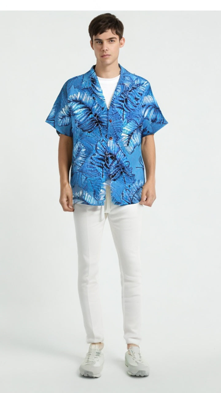 Graceful Fern men's vintage — Men's Cotton Shirts — MauiShirts (view 5)