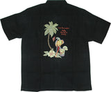 Polly Wants a Drink Men's Embroidered Shirt — Men's Embroidered Shirts — Weekender (view 5)
