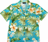 Full Bloom Women's Hawaiian Camp Shirt