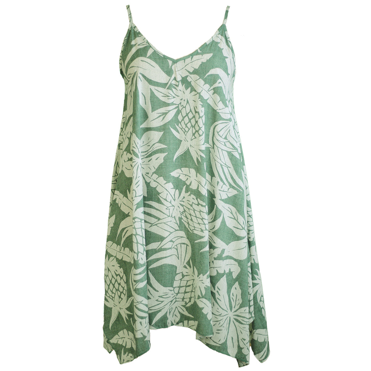 Hala Pineapples Scarf Hem Dress — Women's Long Dresses — RJC (view 9)