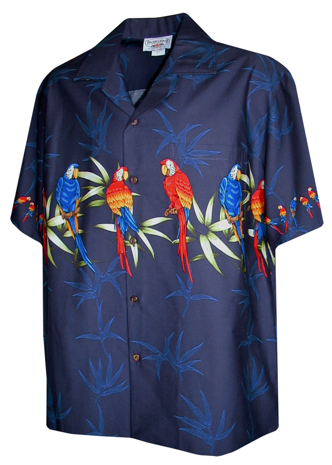 Parrots Bamboo Chest Band Men's Cotton — Men's Cotton Shirts — Pacific Legend (view 10)