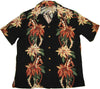 Christmas Poinsettia women's paradise found shirt — Women's Rayon Shirts — Paradise Found