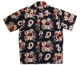Ukulele Lei Pineapple Juice Men's Shirt — Men's Rayon Shirts — RJC (view 10)