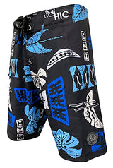 19" Mahi Mahi Palms 8 Way Stretch HIC Board Shorts — Boardshorts — HIC (view 6)